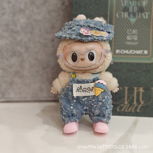 Labubu Doll Outfit Set for 17cm Vinyl Figure - Party Style
