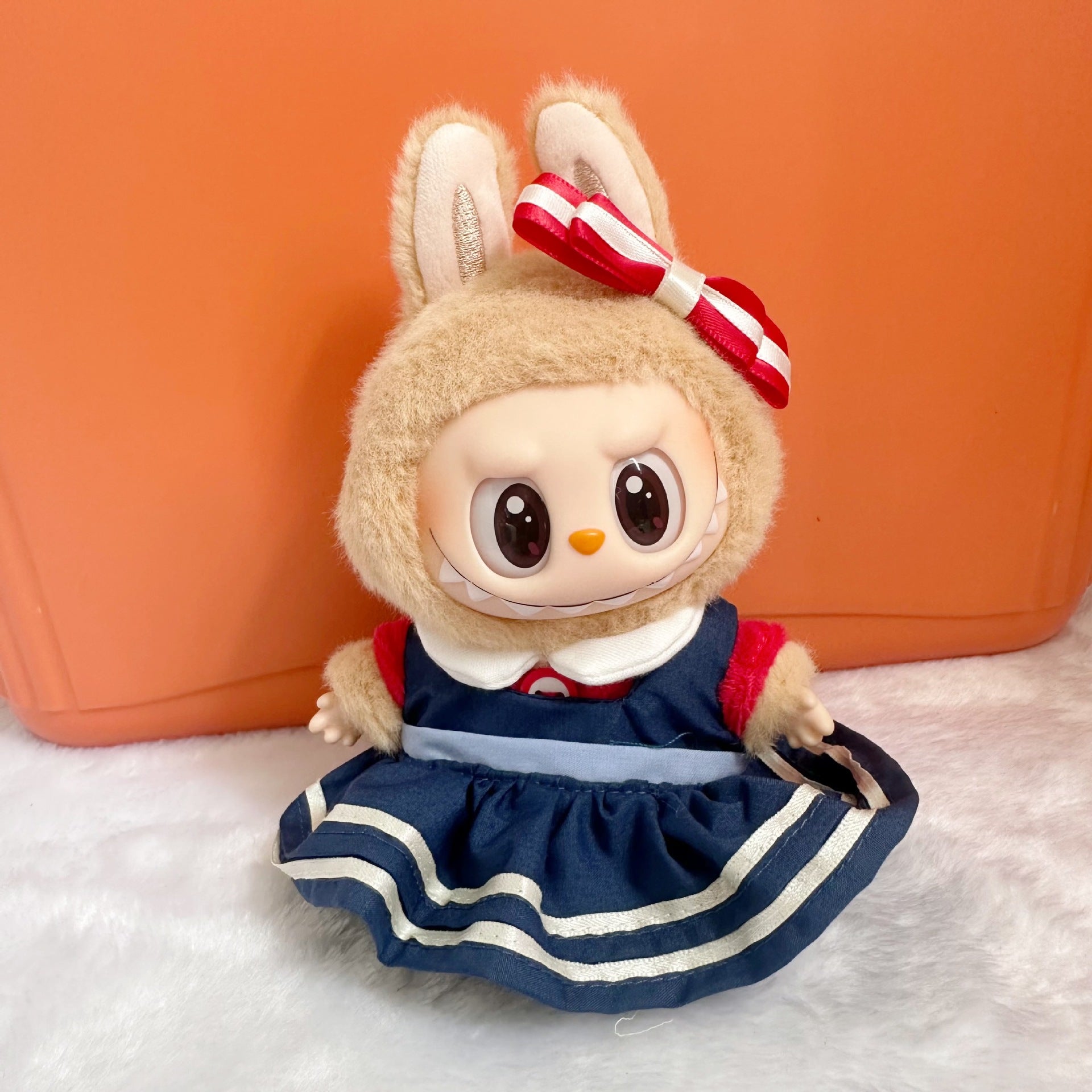 Only clothes] the first and second generation labubu doll clothes labubu sit party doll dress for sweet princess