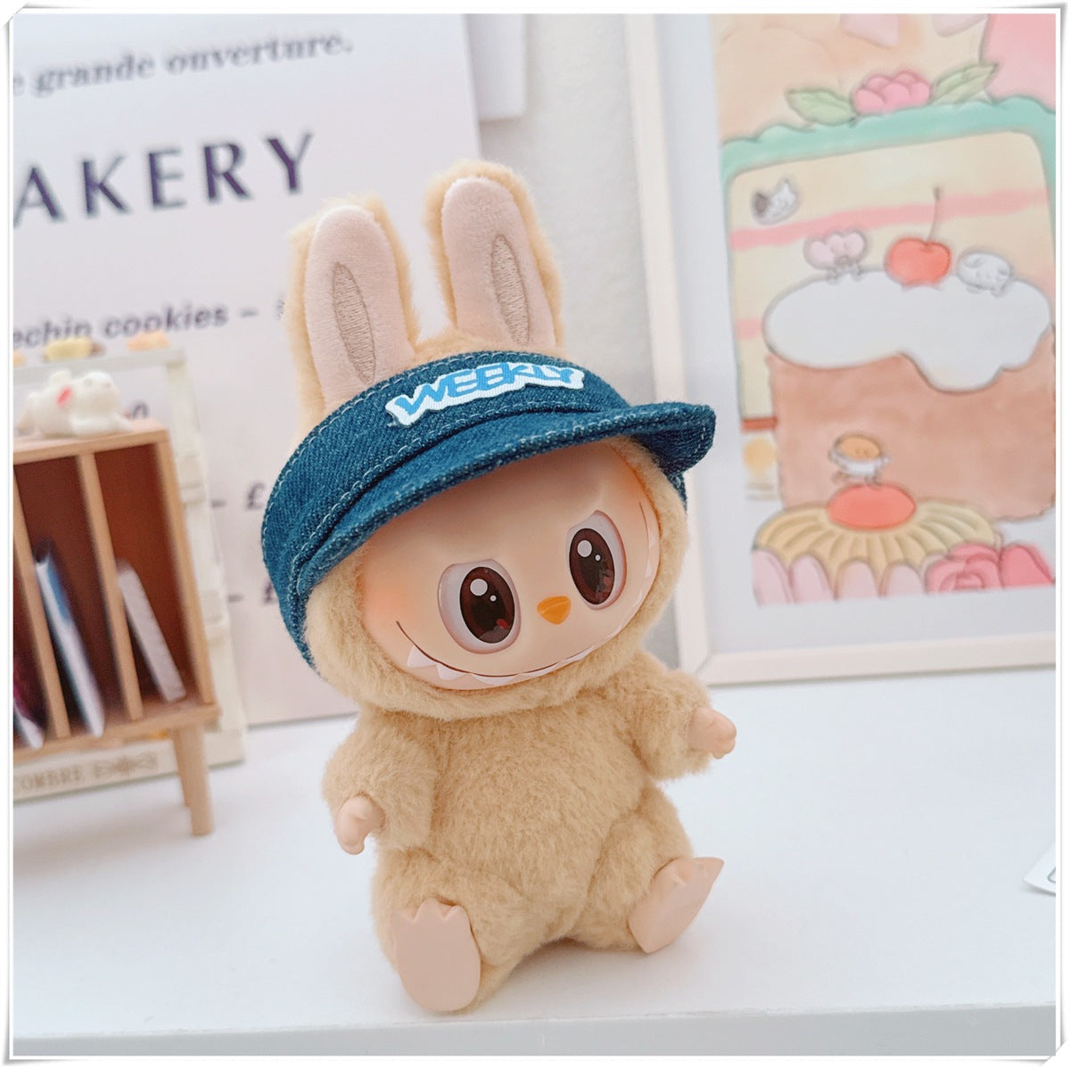 Labubu Doll Outfit - College Cool Shadow Uniform Set for 10cm & 17cm Dolls