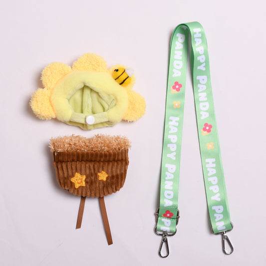 Only clothes] blind box 17cm pendant cloth clothes sunflower potted baby clothes LABUBU cute