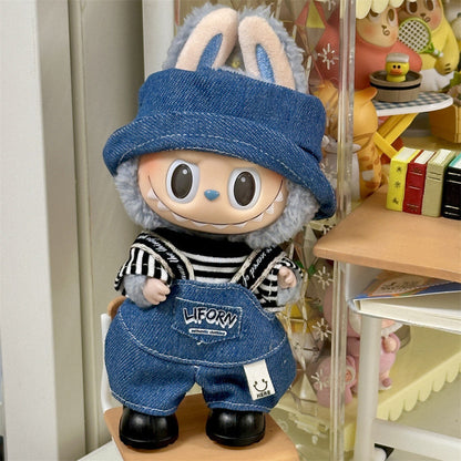 Labubu Doll Clothes Set for 17cm Vinyl Dolls