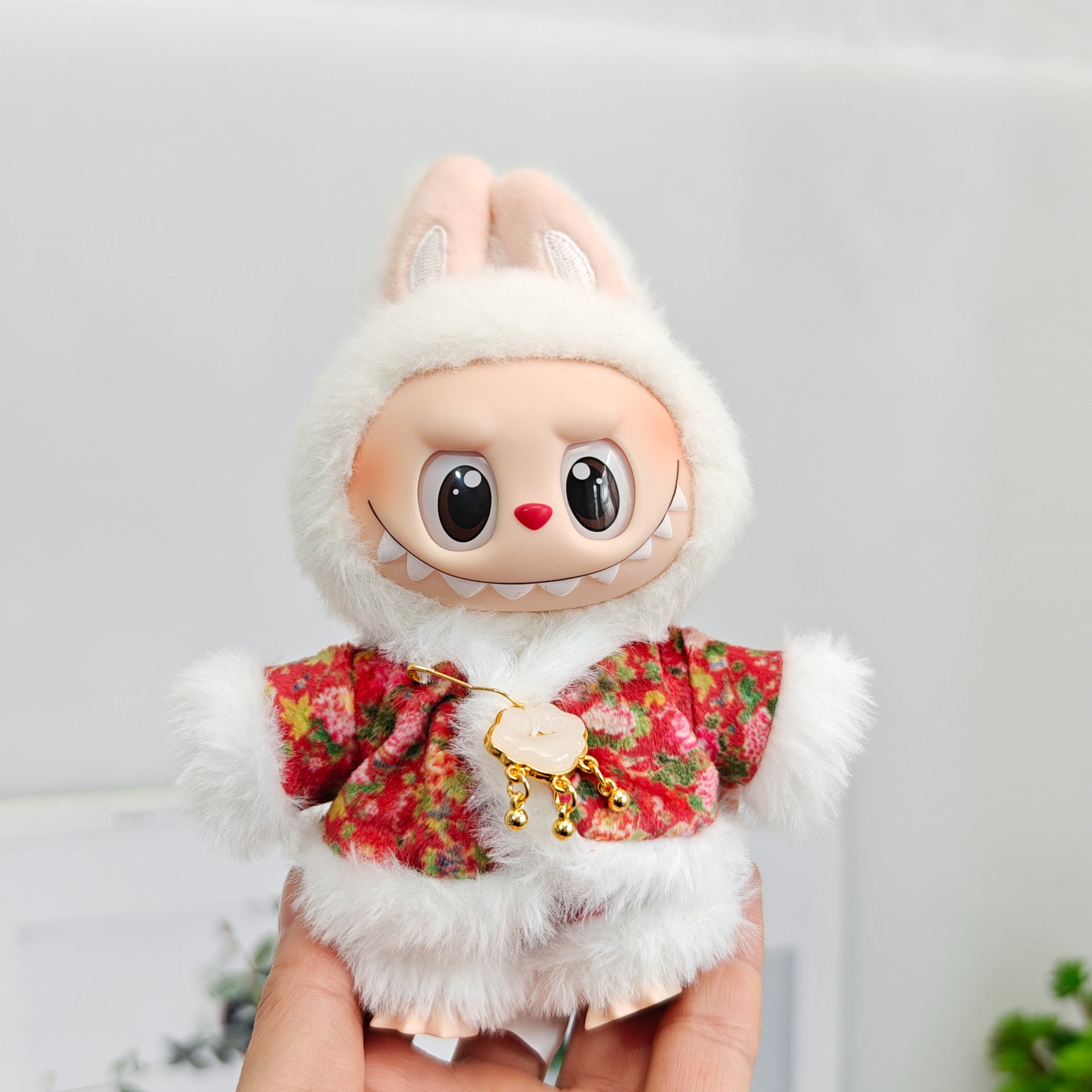 Labubu Doll Outfit - Purple Snake Year 3-Piece Set & More for 15-17cm Dolls