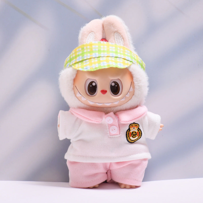 Only clothes] one, two and three generations of pendant cloth cloth clothes academic style skirt T-shirt pants suit labubu baby