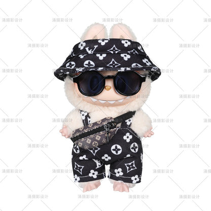 Labubu Pendant Doll Clothes Second Generation Blind Box Sitting Party 17cm Pendant First Generation Second Generation Doll Clothes Replacement