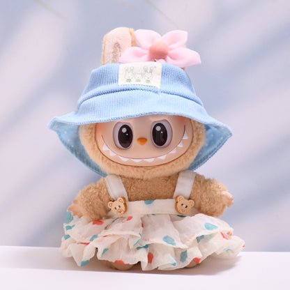 Only baby clothes] one, two and three generations of pendants labubu clothes puffy gauze skirt hat suit cloth cloth for baby clothes