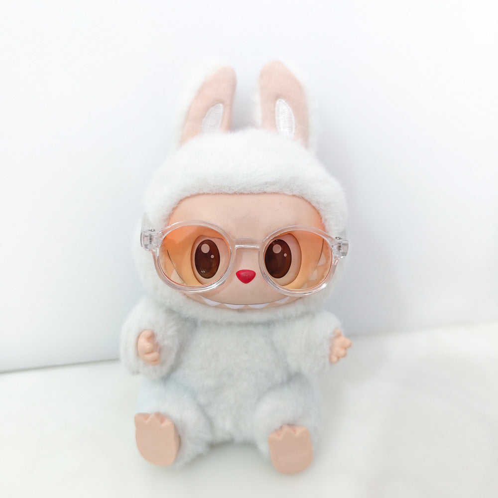 Trendy Cool Labubu Doll Clothes Labubu 3.0 Vinyl 17cm Pendant Clothes Sitting Party Fashion Replacement Hat