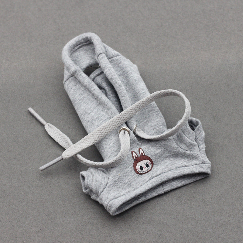 Labubu Doll Hooded Sweater - 17cm Loose Costume in Multiple Colors