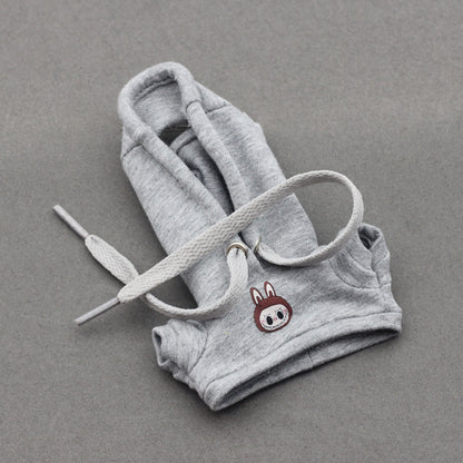 Labubu Doll Hooded Sweater - 17cm Loose Costume in Multiple Colors