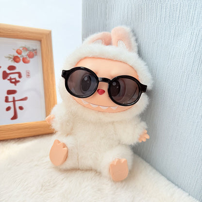17cm Labubu Doll Clothes - Leather Outfits & Accessories for 1st/2nd Gen