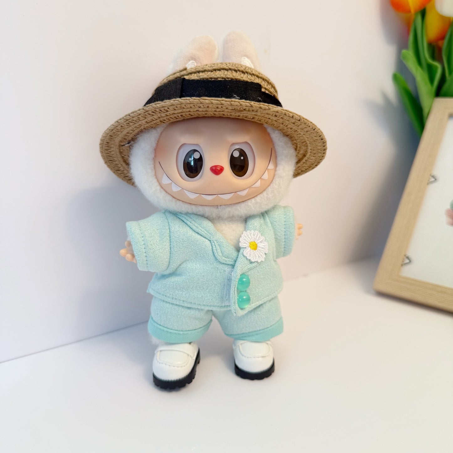 Only clothes] labubu sit party doll clothes Zhilong same clothes one, two and three generations of LABUBU for the suit