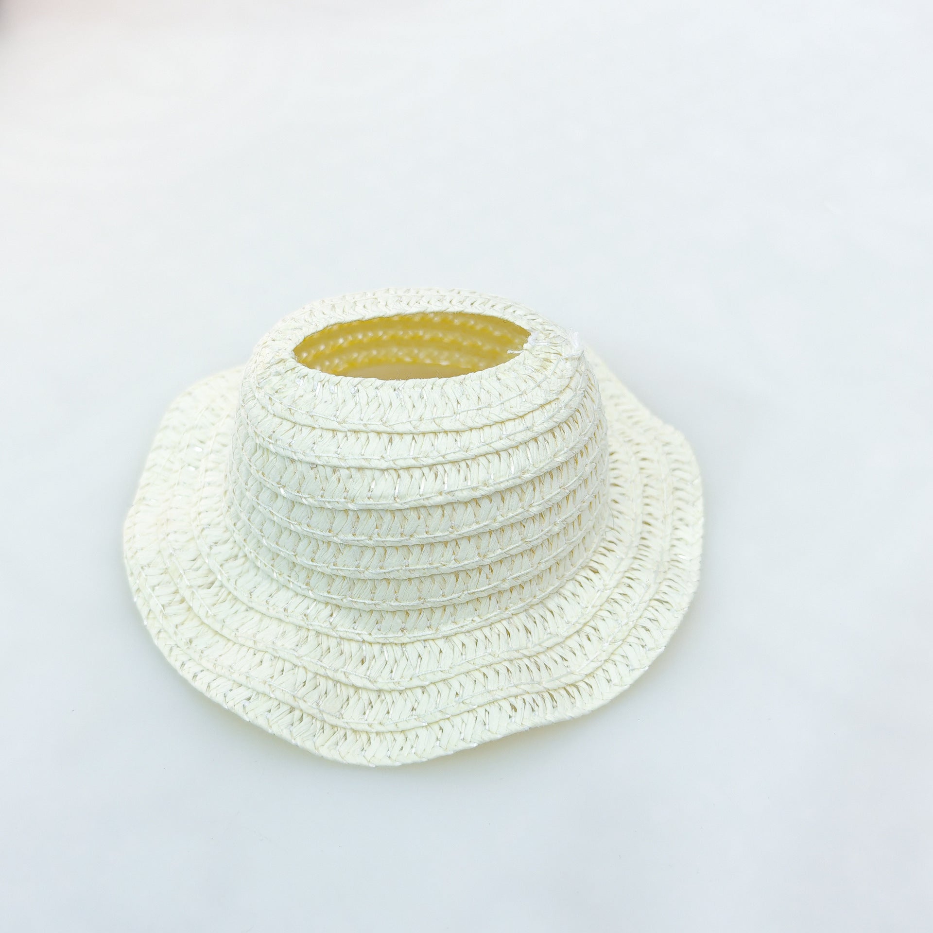 Labubu Doll Summer Outfit Set with Straw Hat & Canvas Shoes