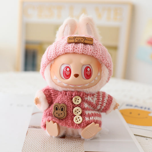 Labubu Baby Clothes Generation Two Generation Three Generation Labubu Clothes Wear Sweater Shoes Vinyl Pendant Replacement Glasses