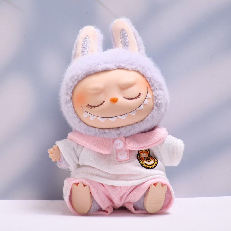 Only clothes] one, two and three generations of pendant cloth cloth clothes academic style skirt T-shirt pants suit labubu baby