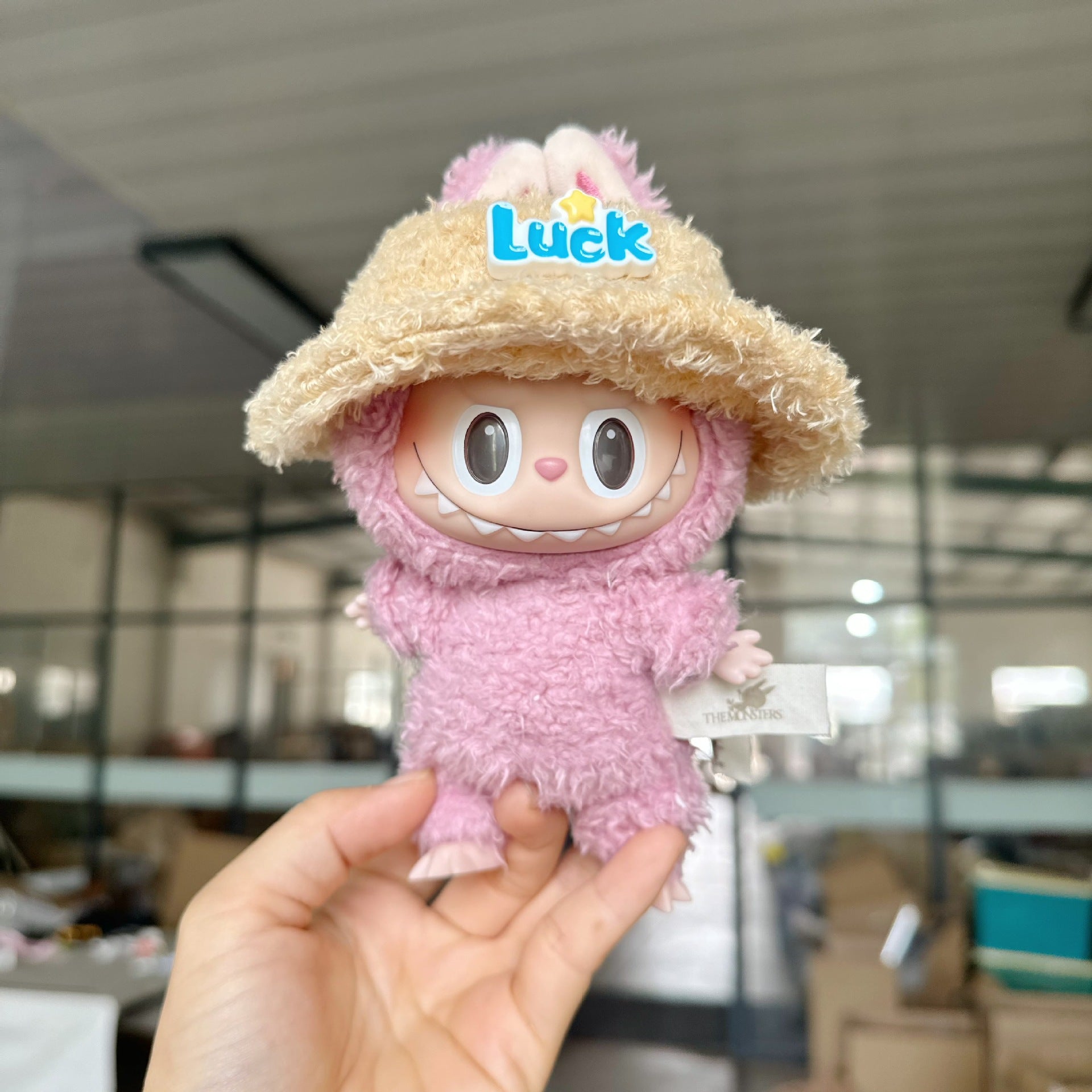 Only clothes] 17CM pendant blind box cloth cloth clothes LABUBU doll doll Denim coat hat skirt