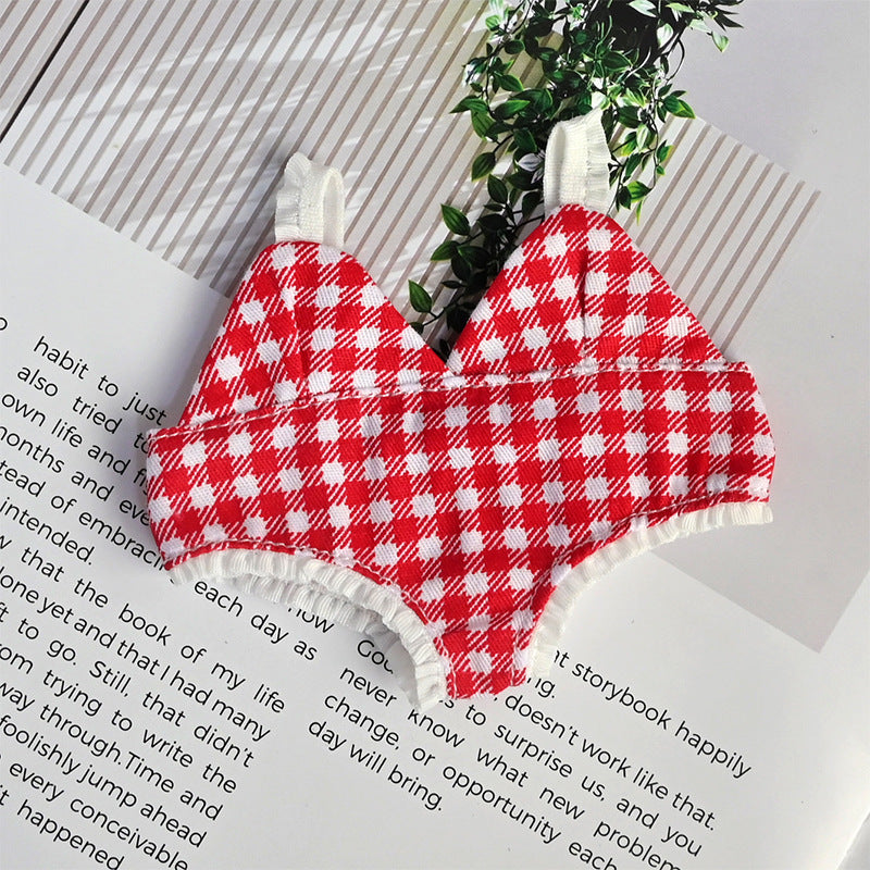 Clothes Only] First/Third Generation Labubu Doll Clothes Labubu Clothes Doll Doll Macaron Swimsuit Series