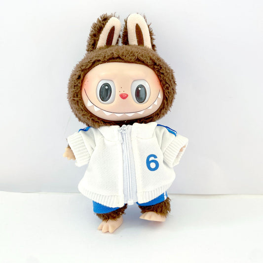 Labubu Doll Sportswear Outfit Set for 17cm Pendant Dolls - 2-Piece & 4-Piece Options