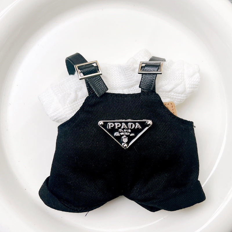 First and Second Generation Labubu Vinyl Doll Blind Box Pendant Sitting Party Clothes Trendy Suit Baby Clothes