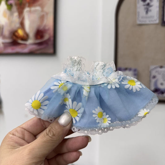 Labubu Daisy Dress for 20-25cm Dolls - Blue, Black, Purple, Pink, Green, Yellow