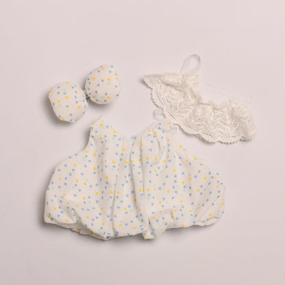Labubu 38cm Flower Bud Skirt Outfit for Vinyl Dolls (Doll Not Included)