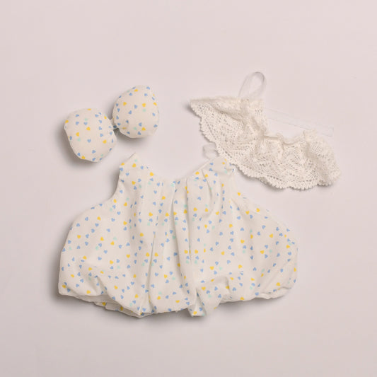 Labubu 38cm Flower Bud Skirt Outfit for Vinyl Dolls (Doll Not Included)