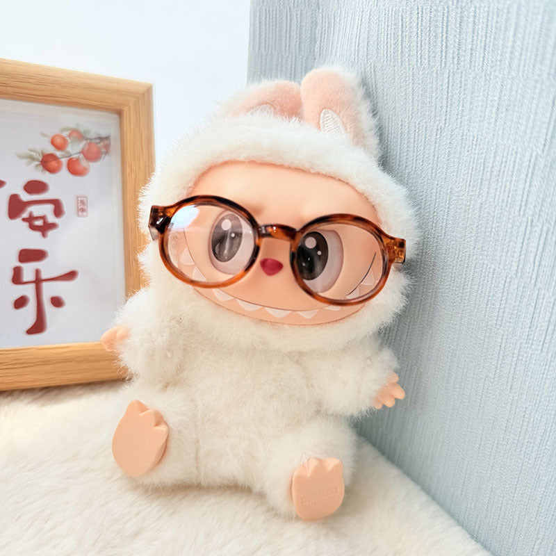 Only clothes for sale] first and second generation key chain Labubu clothes pendant cloth doll chocolate academy style