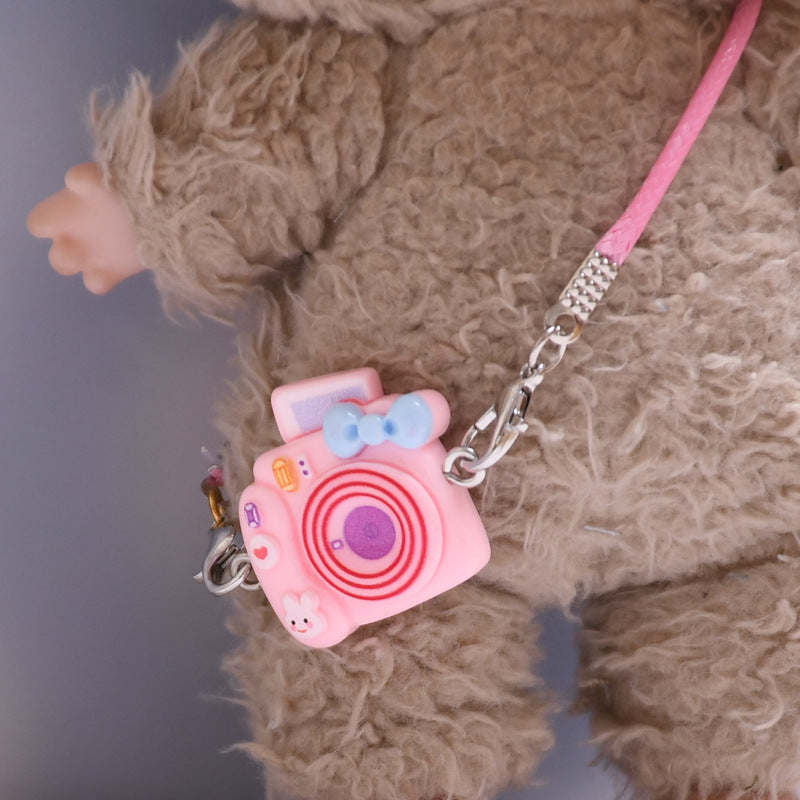 Only clothes] the second generation pendant Labubu camera small backpack Labubu for baby clothes accessories