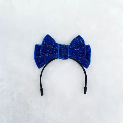 Labubu Doll Headband - Sparkling Velvet Party Accessories for Vinyl Dolls