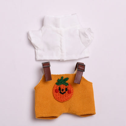 Labubu Doll Cute Overalls Two-Piece Set for Pendant Doll