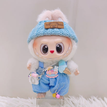 Labubu Doll Summer Ice Cream Overalls Outfit