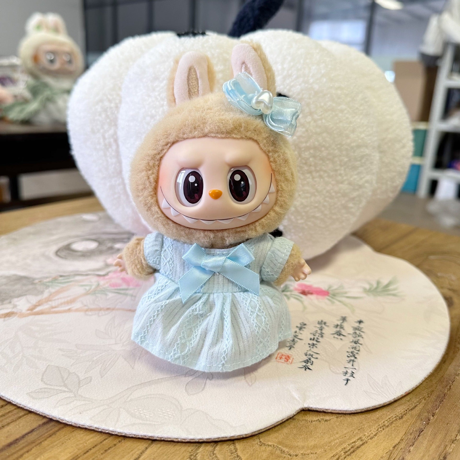 Only clothes] the first and second generation labubu doll clothes labubu sit party doll dress for sweet princess