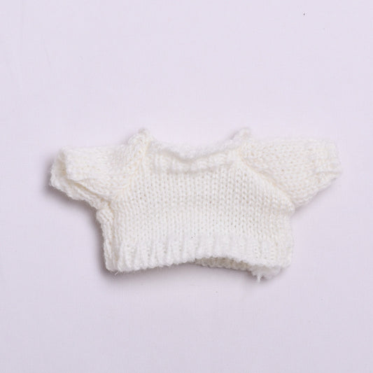 Labubu Doll White Sweater Outfit with Hat & Pants - Baby Clothes Style