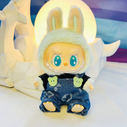 New Cameraman Labubu Pendant Baby Clothes Accessories suit Labubu Doll Keychain for Summer Baby Clothes