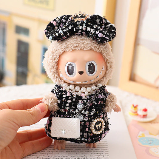 Clothes Only Rab Cloth Doll Vinyl Blind Box Pendant Sitting Party Small Chanel Style Cute Clothes One or Two Generation suit