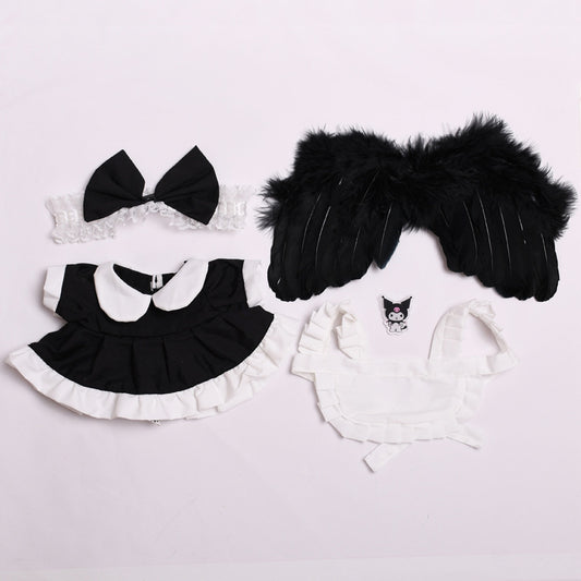 Labubu Devil Angel Dress Outfit for 38cm Vinyl Doll