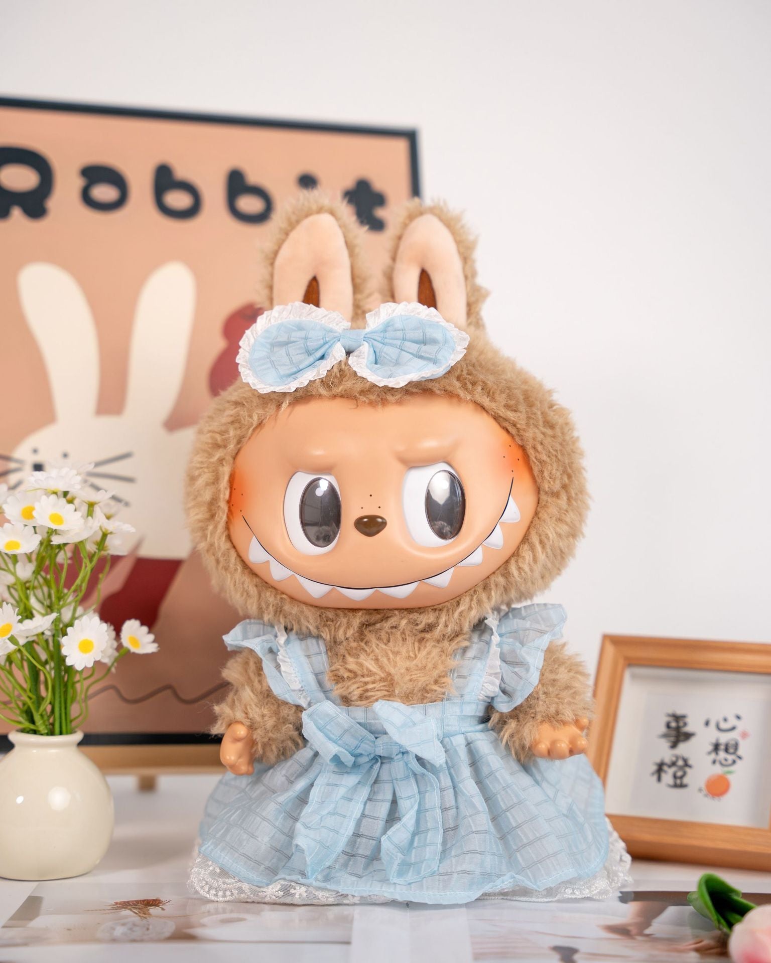 38cm Labubu Doll Clothes - Cute Outfits for Vinyl Dolls