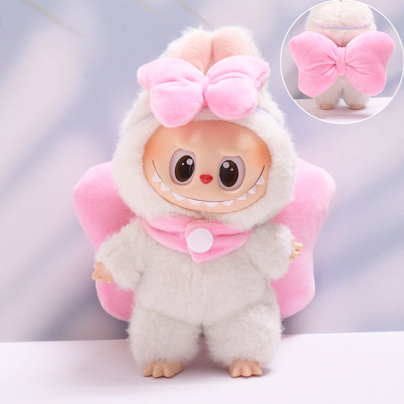 Only Baby Clothes] First, Second and Third Generation Pendants, Plush Accessories, Plush Big Bows, a Pair of Cute Baby Clothes Replacement