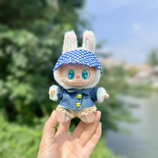 Only clothes] the first and second generation of Labubu doll clothes pendant pull cloth sit party series baby clothes student clothes