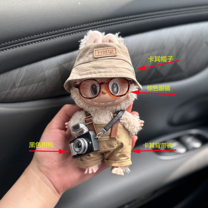 [Only for Baby Clothes] Baseball Uniform Labubu Baby Clothes 17cm Macaron Labubu Clothes First, Second and Third Generation Replacement