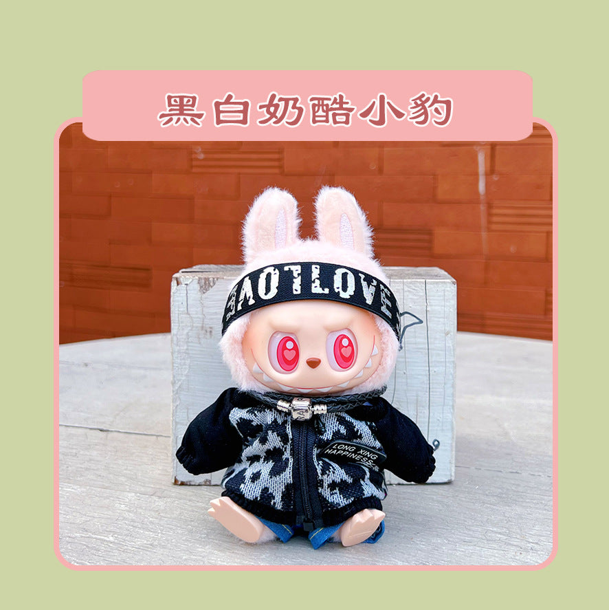 Labubu 15cm Sitting Doll Clothes - Macaron 2nd Gen Outfits