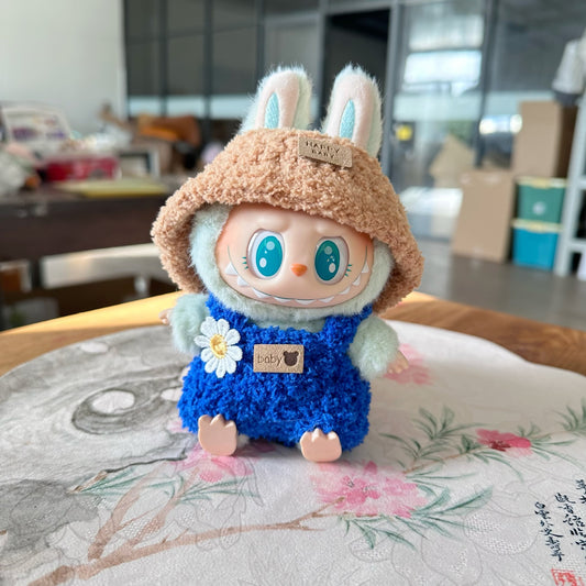 Clothes Only] Labubu Doll Coat Handmade Chunye suit 2nd Generation LABUBU Sit Party Series Doll Coat