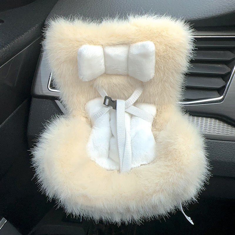 Suitable for 17cm pull cloth pendant cute car safety seat car air outlet decoration car accessories pendulum