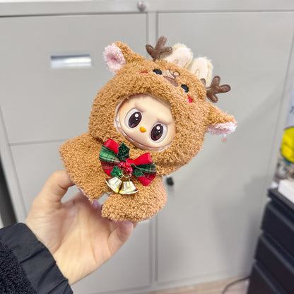 Only clothes] the first and second generation of blind box Rab cloth doll clothes pendant LABUBU for the snowman elk shawl adorable