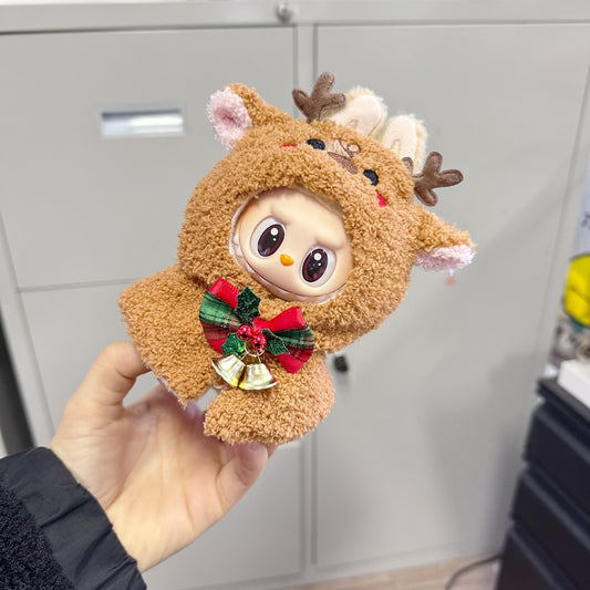 Only clothes] the first and second generation of blind box Rab cloth doll clothes pendant LABUBU for the snowman elk shawl adorable