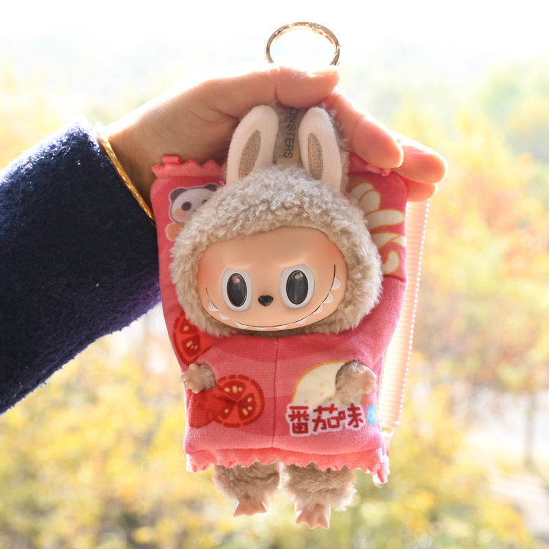 [Baby Clothes Only] 17cm Pendant Labubu for Clothes Vinyl Doll Costume Doll Labubu