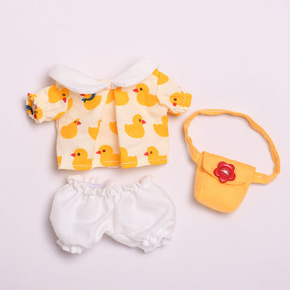 Only clothes] second generation blind box cloth cloth clothes key chain sit party Labubu cute doll suspender skirt