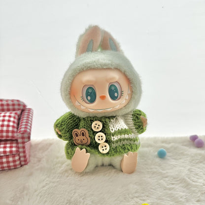 [Only Clothes] Baby Clothes First Generation Second Generation Third Generation Labubu Clothes Replacement Sweater Shoes Vinyl Pendant Replacement
