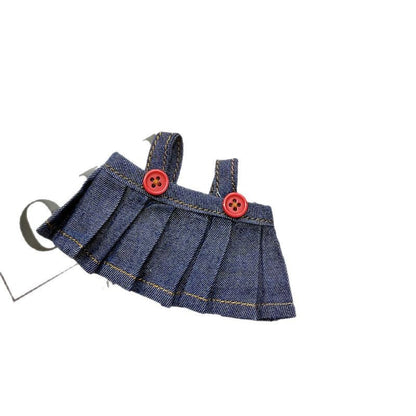Labubu Doll Clothes Set - Venetian Skirt, White Shirt & Accessories