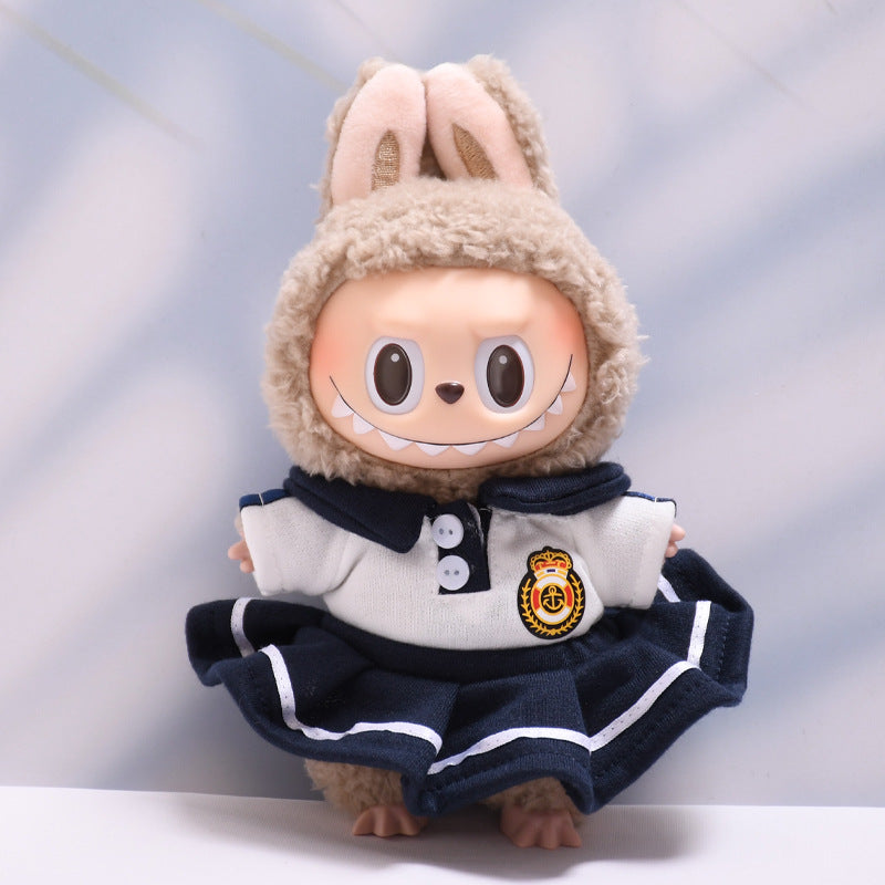 Only clothes] one, two and three generations of pendant cloth cloth clothes academic style skirt T-shirt pants suit labubu baby