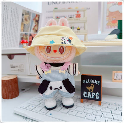 Labubu Doll Coat & Accessories for 10cm Vinyl Dolls - Trendy Outfits
