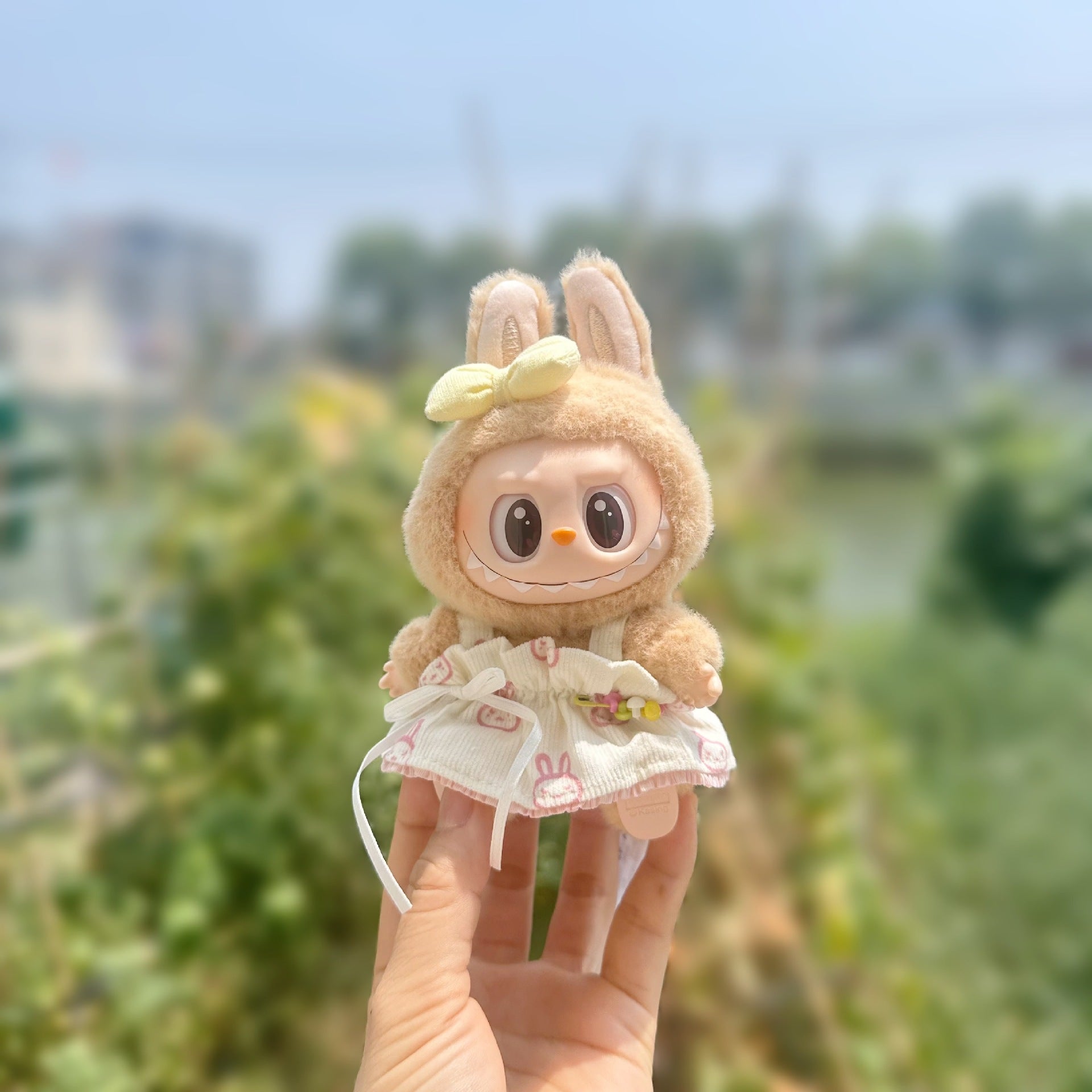 Only clothes] the first and second generation labubu doll clothes labubu sit party doll dress for sweet princess